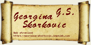 Georgina Skorković vizit kartica